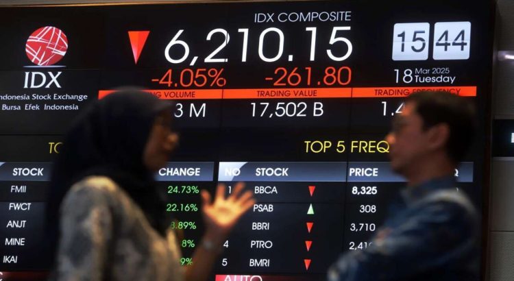 Gejolak Pasar Saham Indonesia IHSG Anjlok 9% dan Diberhentikan Sementara, Mirip Krisis 1998 dan 2008