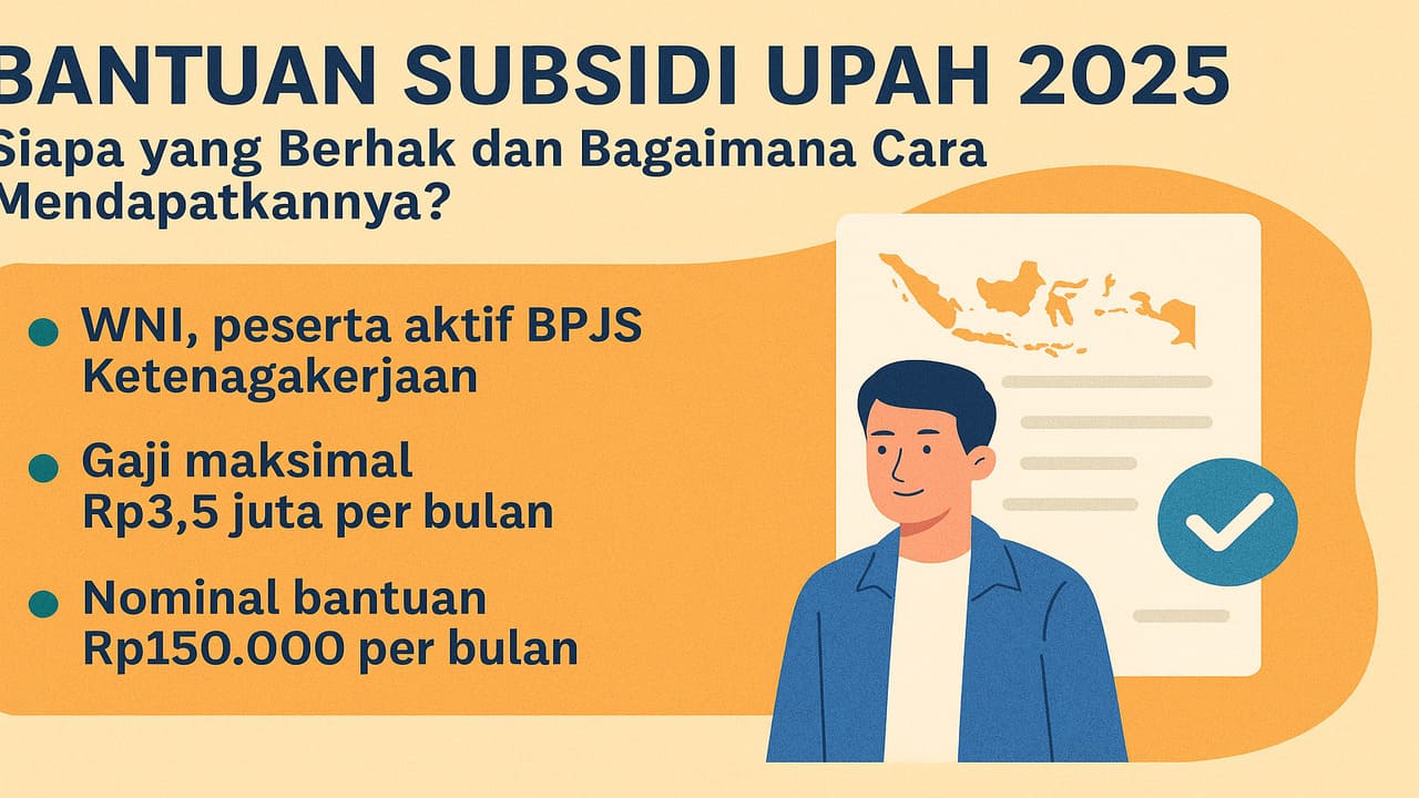 Bantuan Subsidi Upah 2025 Siapa yang Berhak dan Bagaimana Cara Mendapatkannya