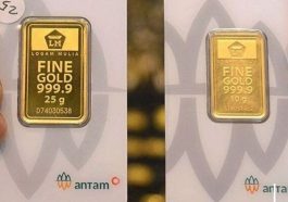 Harga Jual Emas Antam Terus Merosot, Turun ke Level 1,8 Juta Per Gram