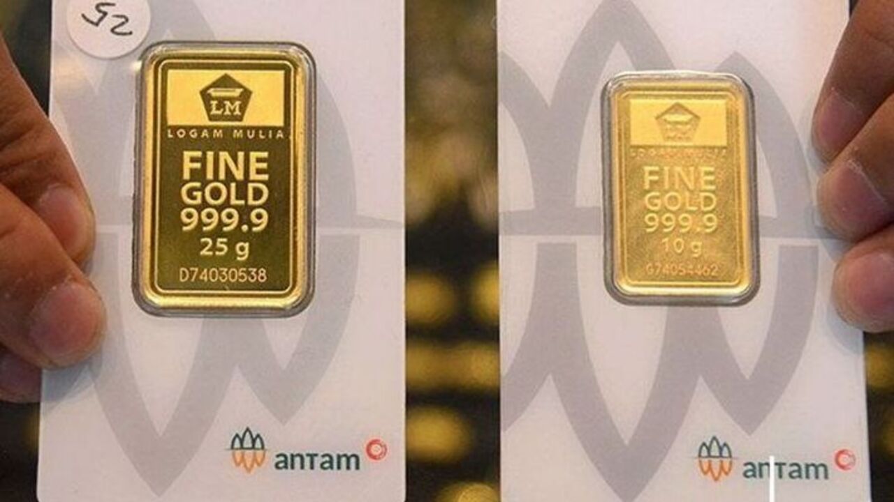 Harga Jual Emas Antam Terus Merosot, Turun ke Level 1,8 Juta Per Gram