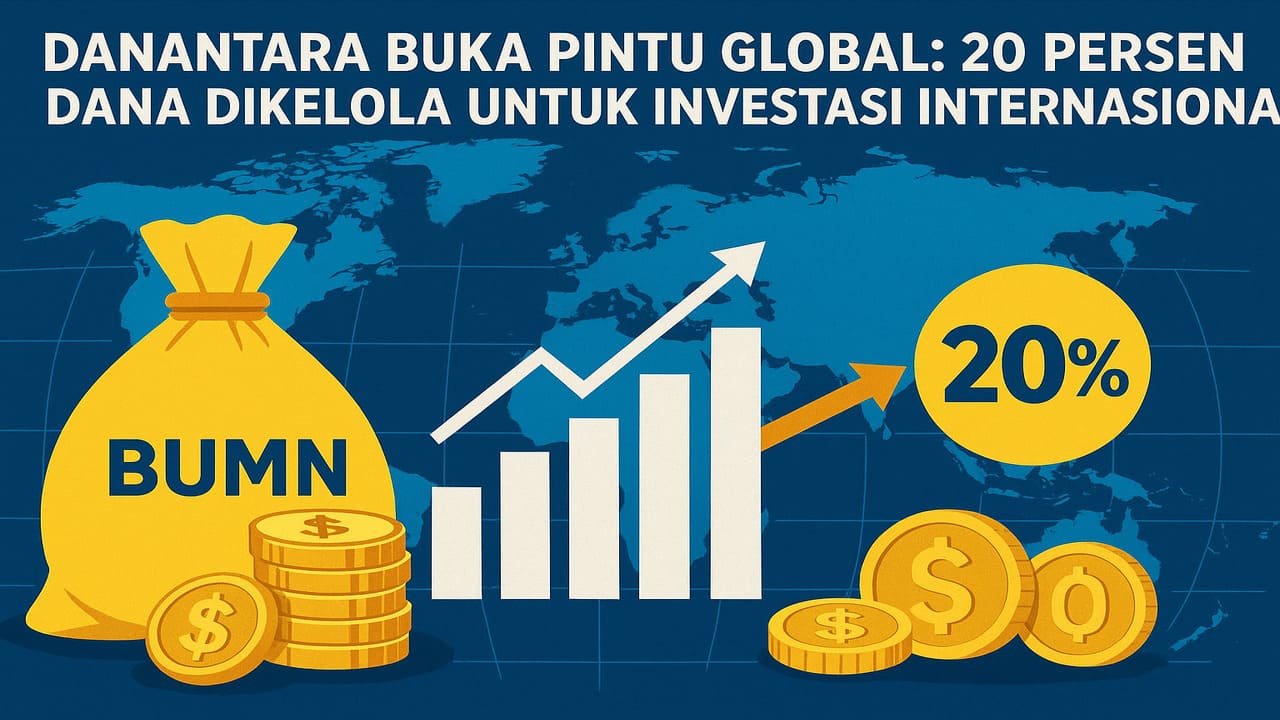Danantara Indonesia Investasikan 20 Persen Modal Untuk Proyek Internasional