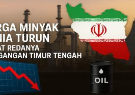 Harga Minyak Dunia Anjlok Akibat Meredanya Ketegangan di Timur Tengah