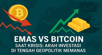 Ketegangan Global Memuncak, Investor Beralih dari Kripto ke Emas