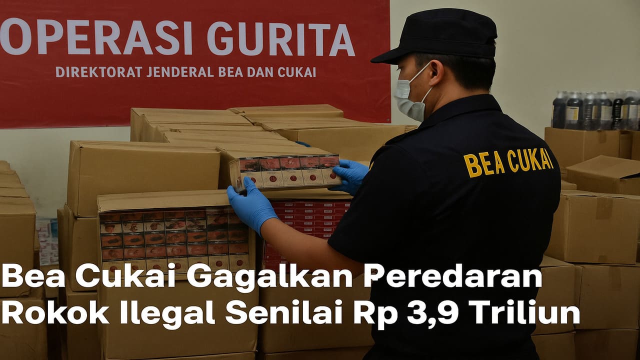 Strategi Bea Cukai Gagalkan Peredaran Barang Hingga Rokok Ilegal Senilai 3,9 Triliun