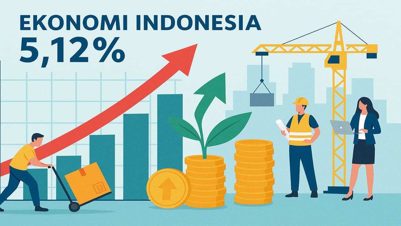 Ekonomi Indonesia Tumbuh 5,12 Persen di Kuartal II 2025, Pengamat Sebut di Luar Perkiraan