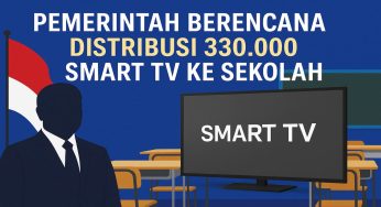 Pemerintah Siapkan 330.000 Smart TV untuk Mendukung Pembelajaran di Sekolah